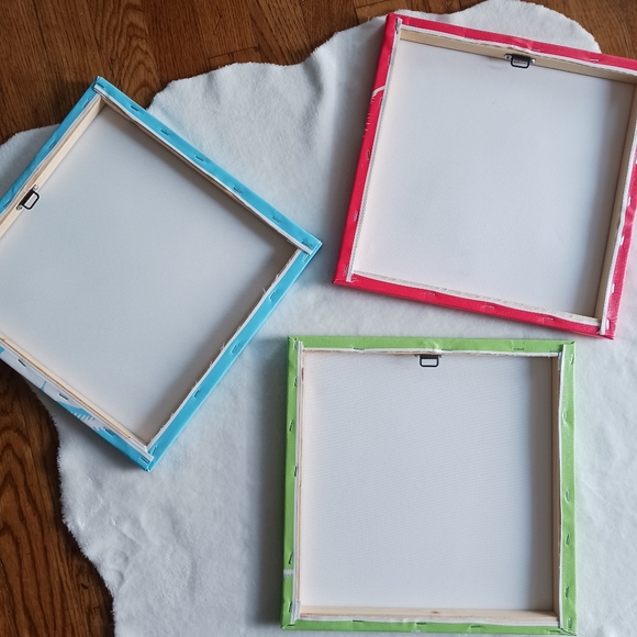 Dinosaur Art Canvas Wall Decor, Set of 3 - Picture 8 of 13